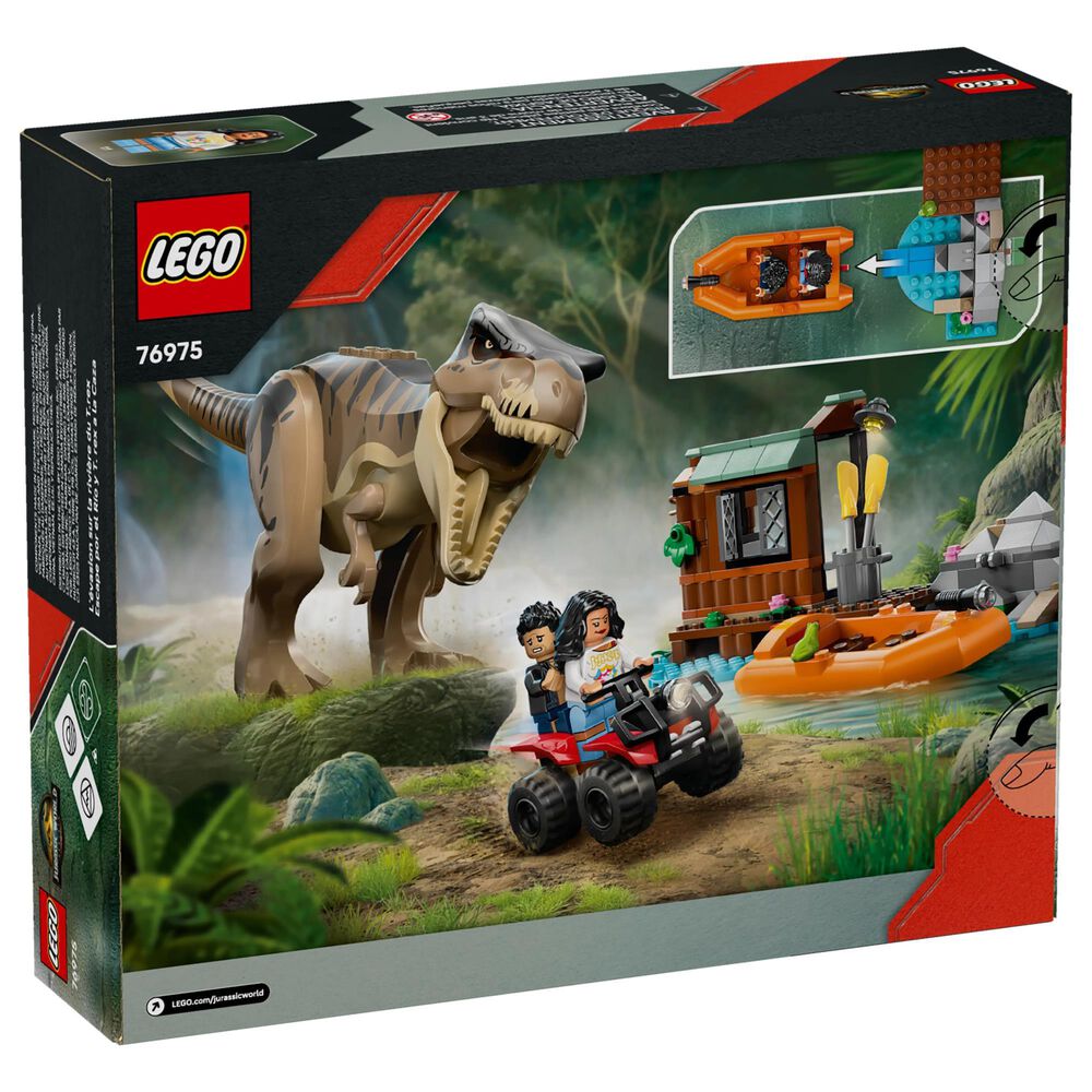 LEGO Jurassic World - T. Rex River Escape Building Set in Red and Orange, , large