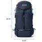 YETI Skala 50L Women"s Hiking Backpack in Classic Navy - M/L, , large