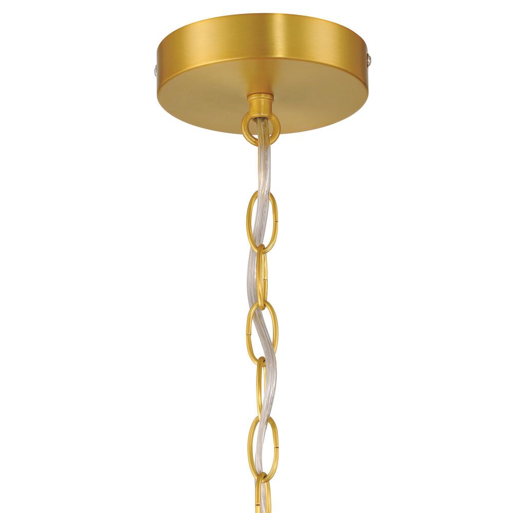 Creative Coop Rosemary 1-Light Small Pendant with Natural Shade, , large