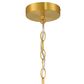 Creative Coop Rosemary 1-Light Small Pendant with Natural Shade, , large