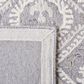 Safavieh Micro-Loop Southwestern 2"3" x 9" Ivory and Grey Runner, , large