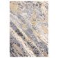 RIZZY Bolero 2"6" x 8" Gray, Gold and Ivory Runner, , large