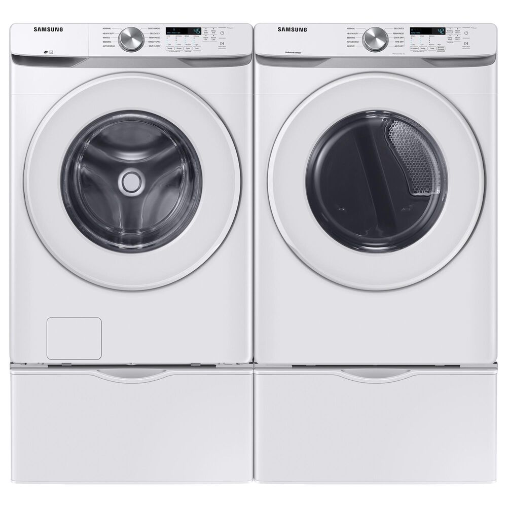 Samsung 7.5 Cu. Ft. Front Load Long Vented Electric Dryer in White, , large