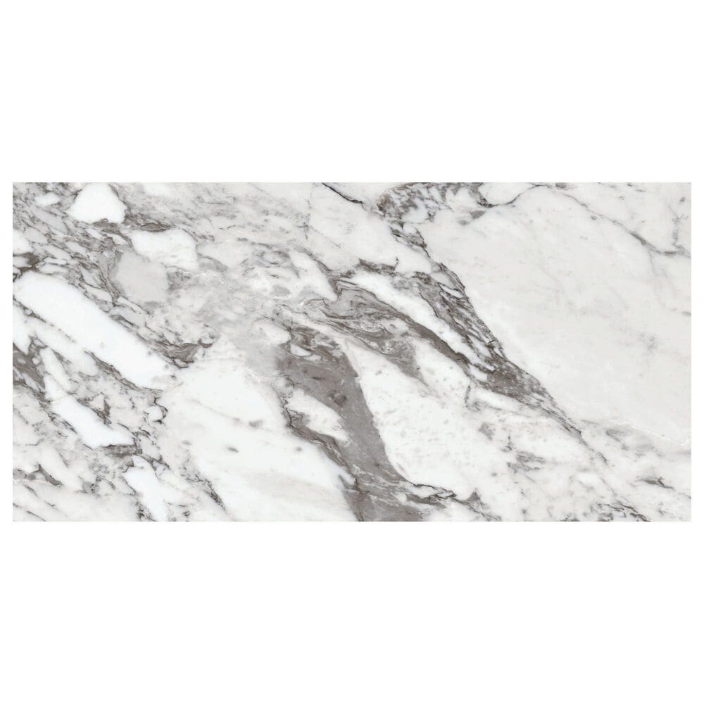 Dal-Tile Marble Attache Lavish Pearl Arabesque 24" x 48" Porcelain Tile, , large
