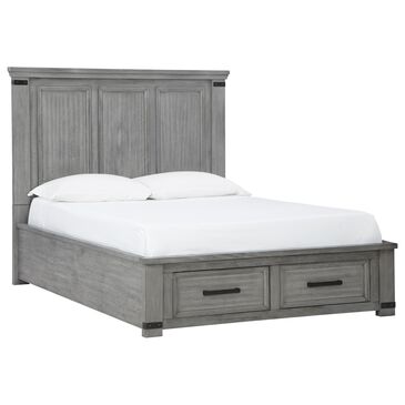 Ashley Russelyn Queen Storage Bed in Gray, , large