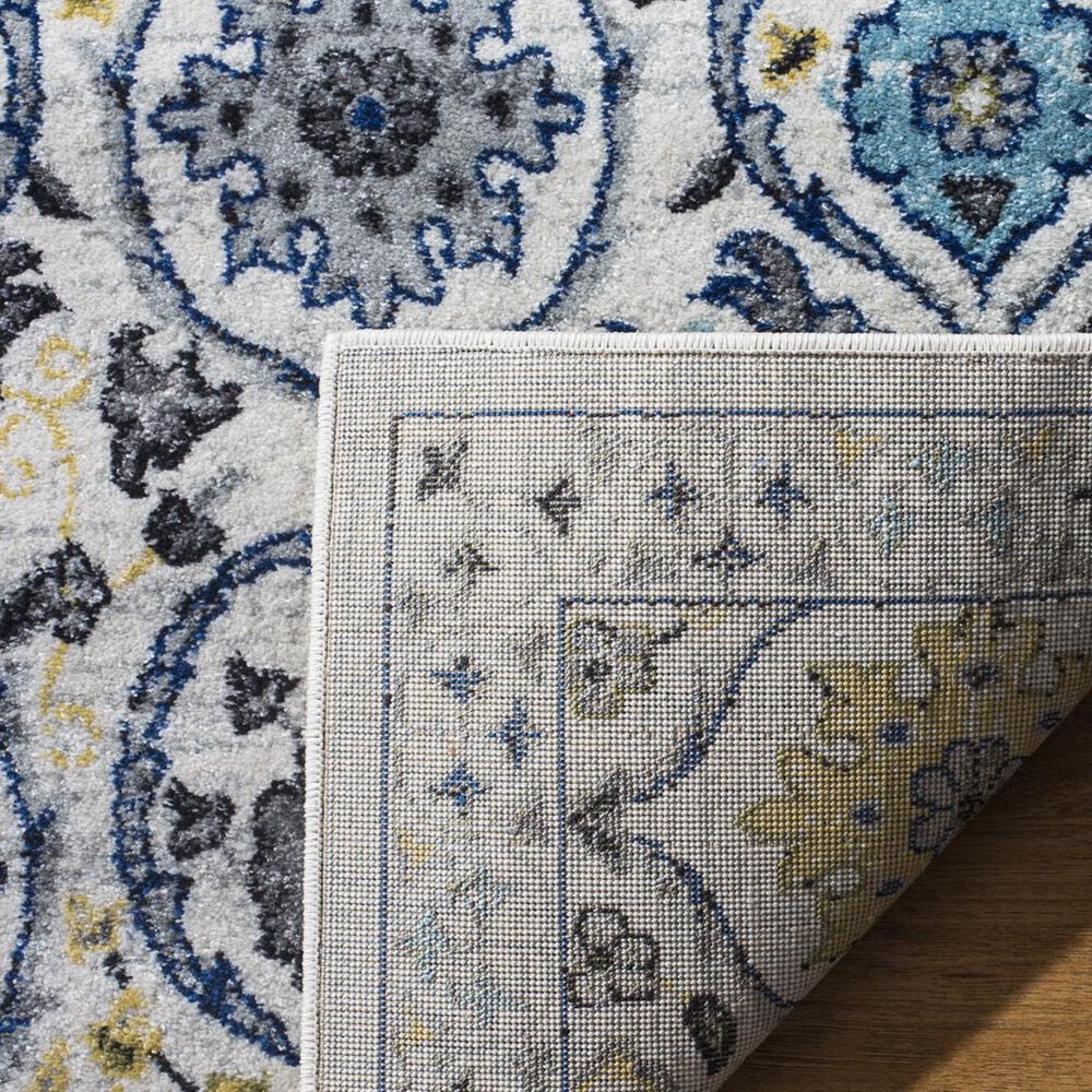 Safavieh Evoke EVK210C-3 3&#39; x 5&#39; Ivory/Blue Area Rug, , large