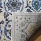 Safavieh Evoke EVK210C-3 3" x 5" Ivory/Blue Area Rug, , large