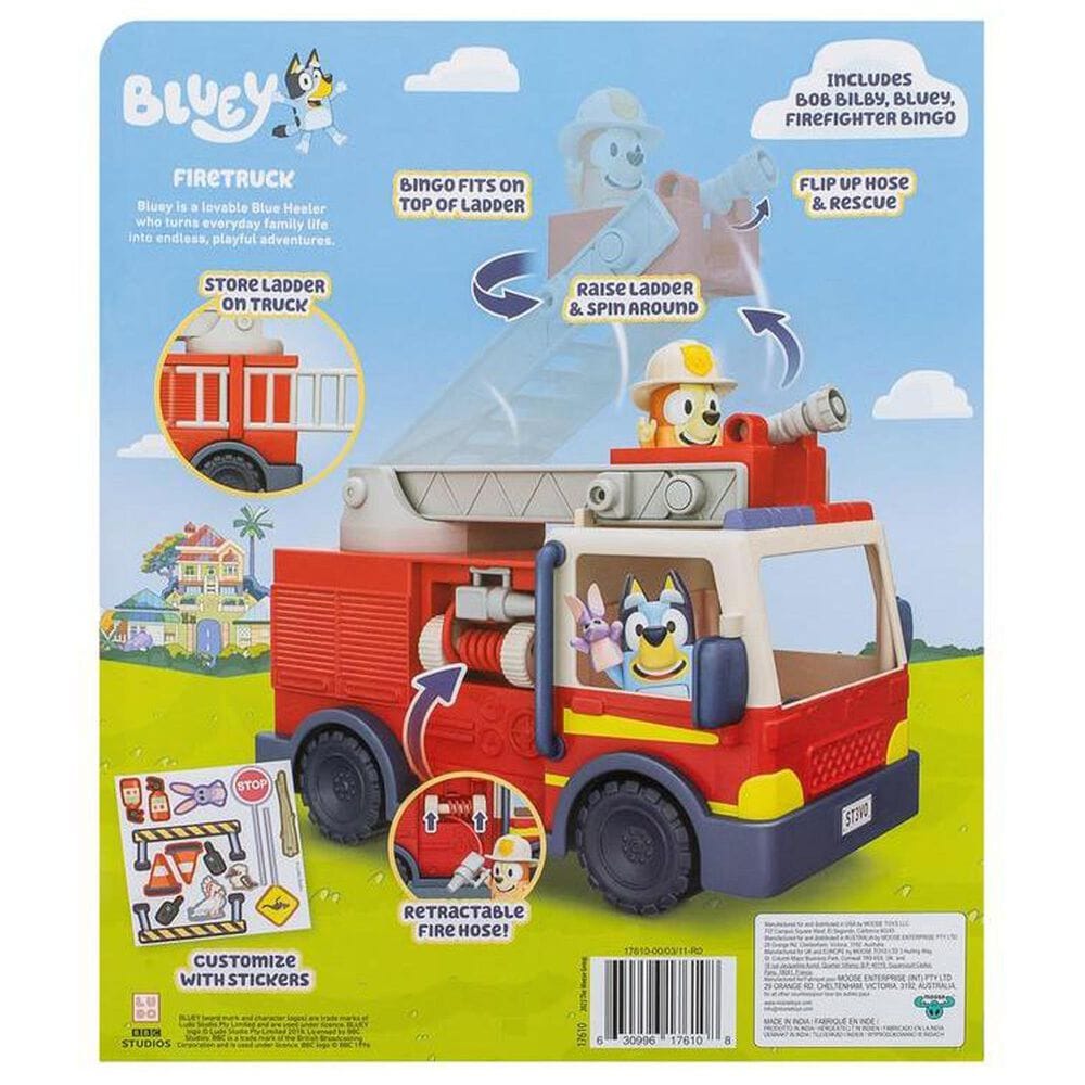 Bluey Bingo Firetruck Vehicle in Multicolor, , large