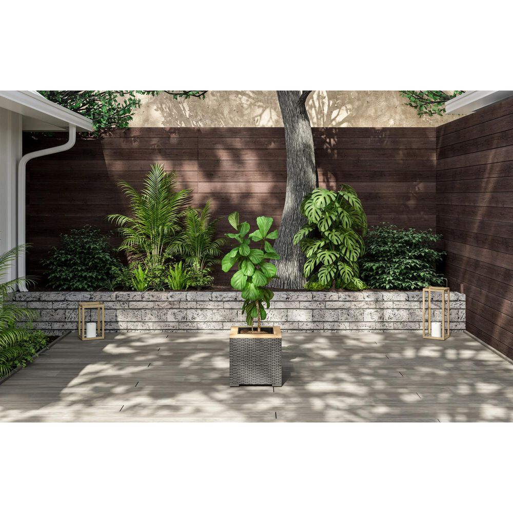 Homestyles Boca Raton Patio Planter in Brown and Gray, , large