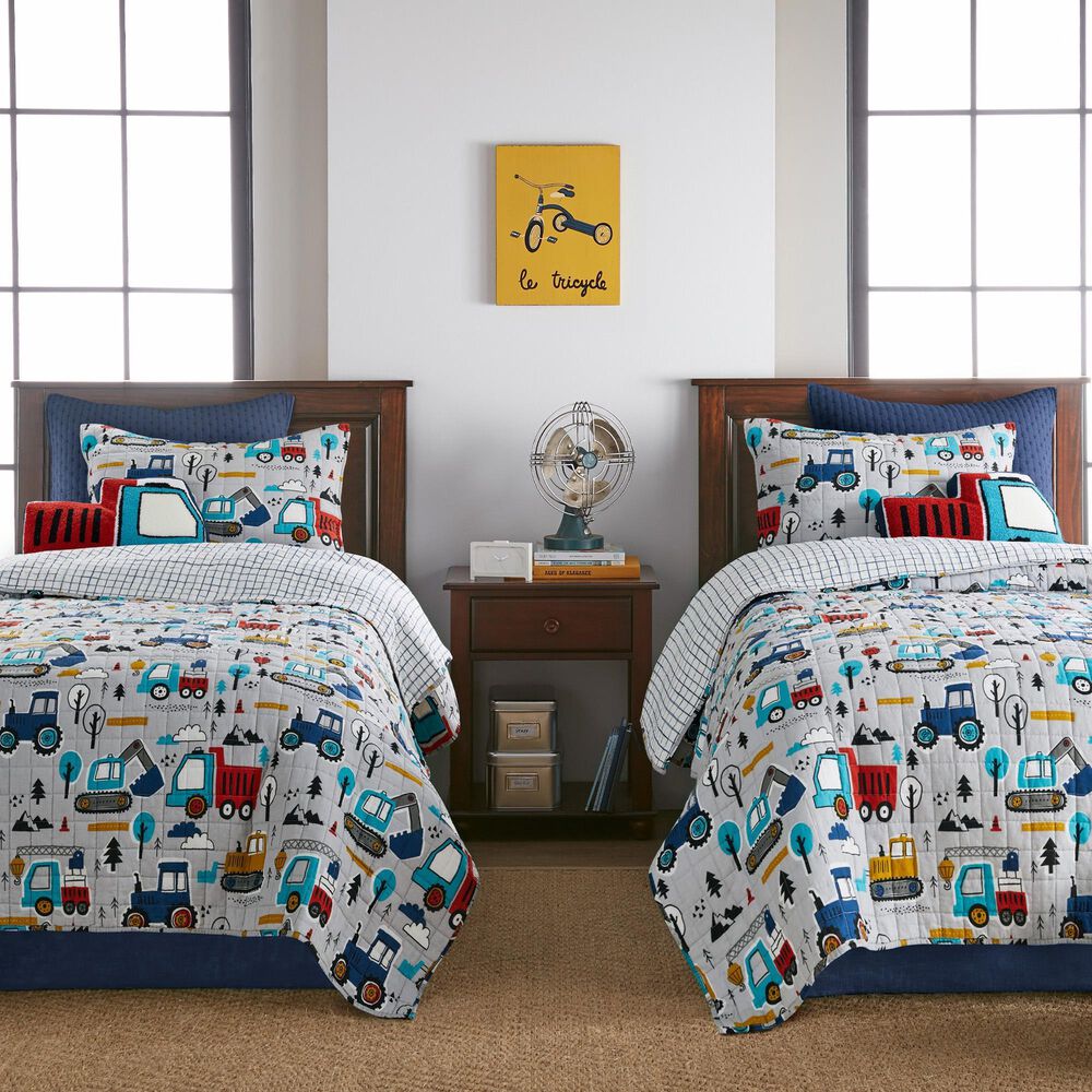 Levtex Mod Trucks 3-Piece Full/Queen Quilt Set in Multicolor, , large