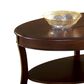 Crystal City Troy Cocktail Table in Brown Cherry, , large