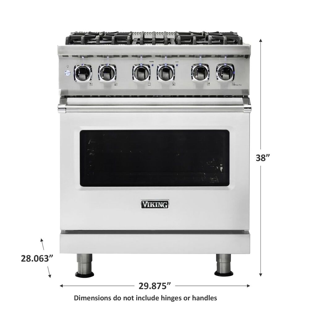 Viking Range 4.7 Cu. Ft. Freestanding Professional Dual Fuel Range in Stainless Steel, , large
