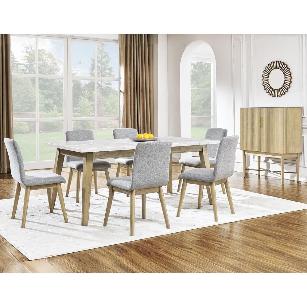 Steve Silver Vida Wine Cabinet in Blonde and White, , large