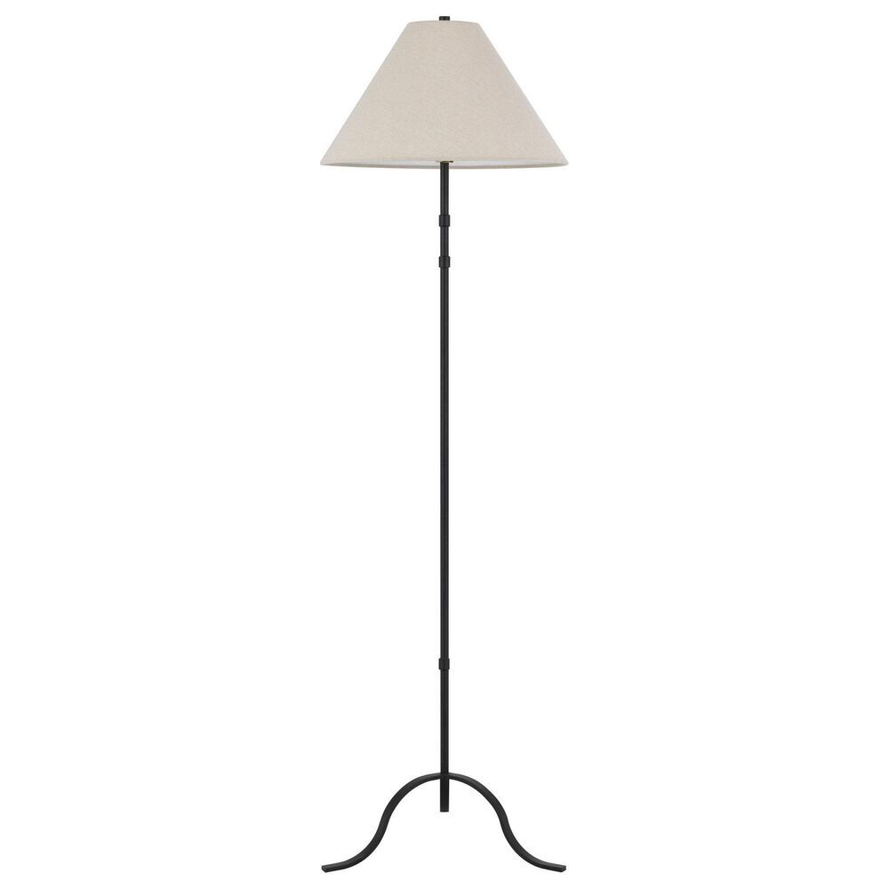 Cal Lighting Segovia Floor Lamp in Black, , large
