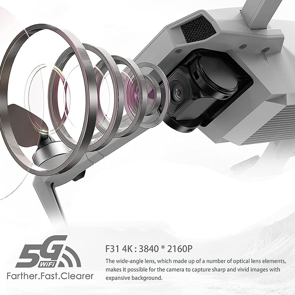 Contixo F31 Pocket Drone with 4K Camera in Gray, , large