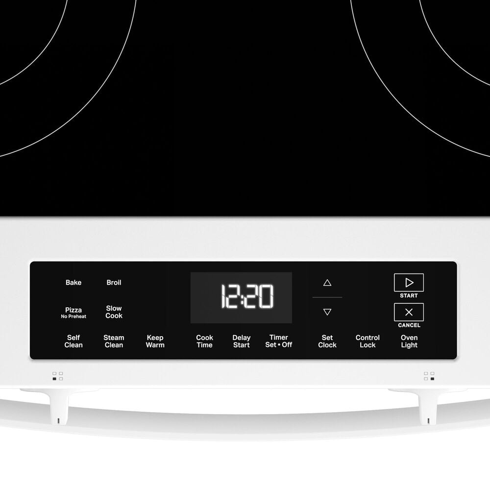 Whirlpool 5.3 Cu. Ft. Slide-in Electric Range in White, , large