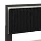 Ashley Zuraleus Queen Upholstered Storage Bed in Matte Black and Chrome, , large