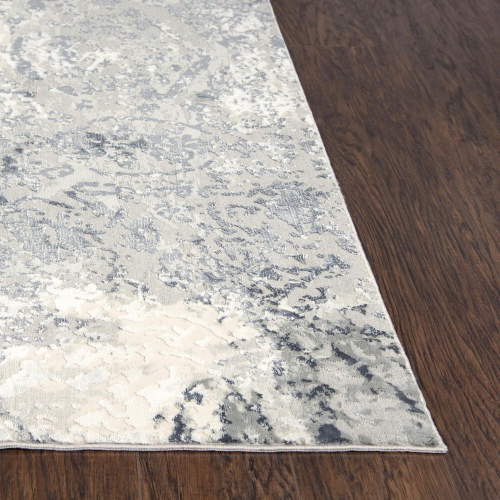 RIZZY Chelsea 2&#39;7&quot; x 9&#39;6&quot; Cream/Gray Runner, , large
