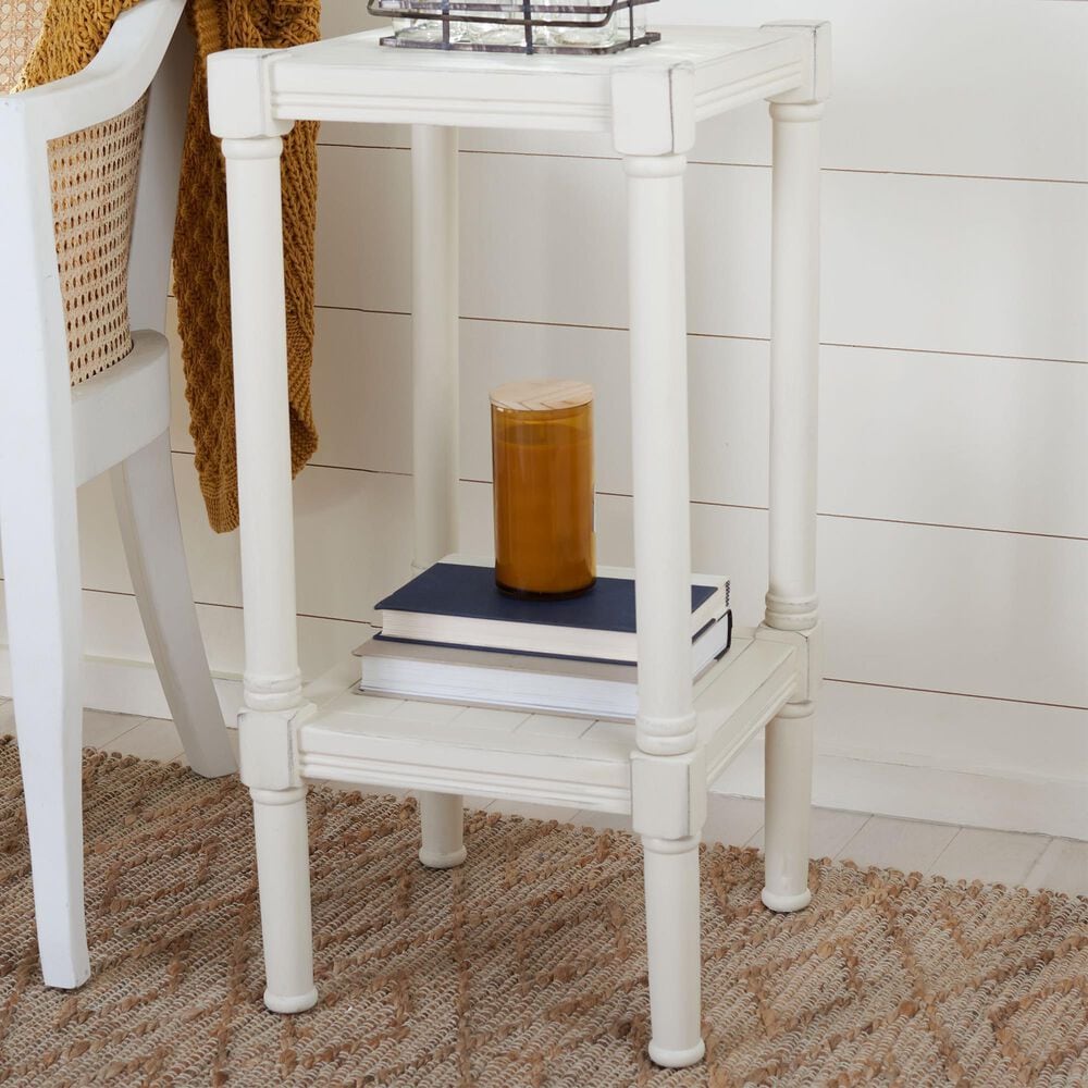 Safavieh Rafiki Accent Table in Distressed White, , large