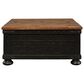 Ashley Valebeck Square Lift Top Coffee Table in Black and Brown, , large