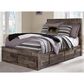Ashley Derekson Full Panel Bed with 6 Storage Drawers in Multi Gray, , large