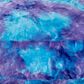 Jaxx Lil" Cuddler Cocoon Jr Kids Faux Fur Bean Bag Lounger in Tie-Dye Mystic Blue and Purple, , large