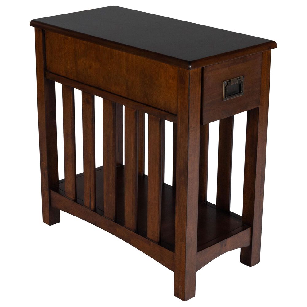 Butler Larina Chairside Table in Dark Brown, , large