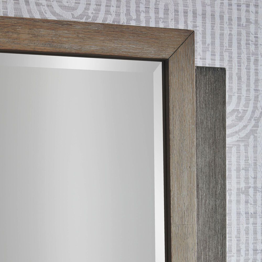 Nicolette Home Anderson Park Dark Rectangle Dresser Mirror in Moose Trail and Frontier Brown, , large