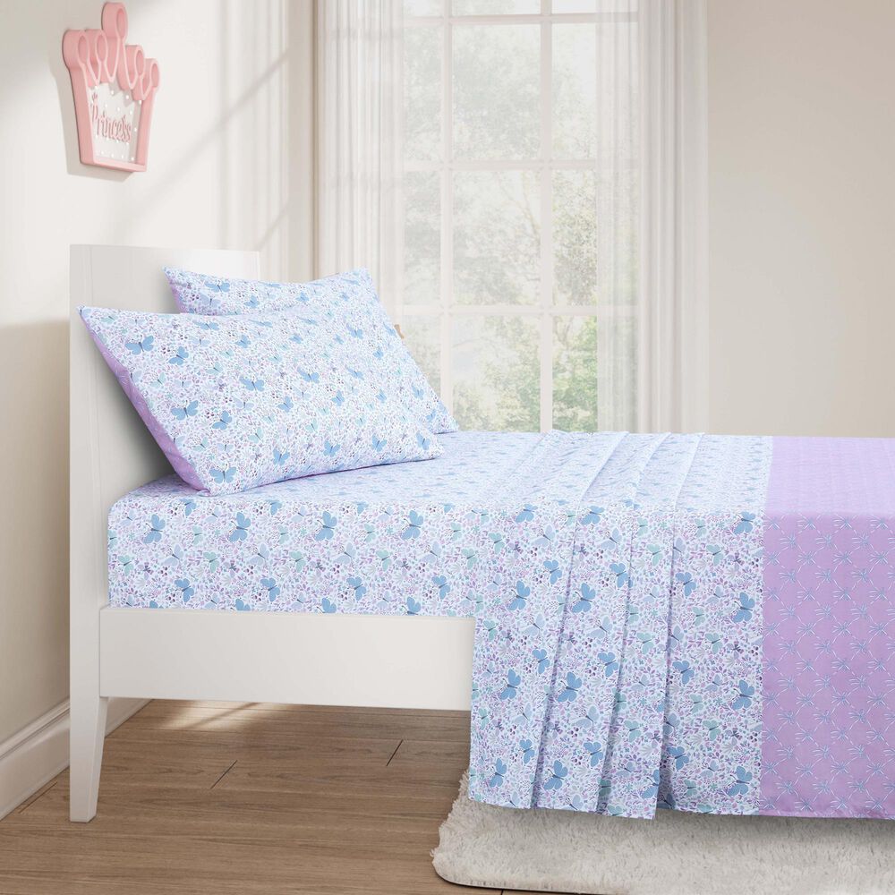 BCP Home Everyday Imagination 6-Piece Full Sheet Set in Floaty Butterflies, , large