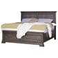 Cedar and Sage Grand Louie Queen Storage Bed in Ebony and Wheat, , large