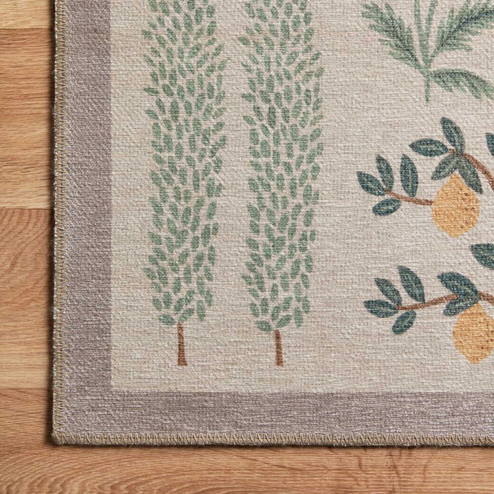 Rifle Paper Co. Menagerie  5&#39; x 7&#39;6&quot; Cream Area Rug, , large