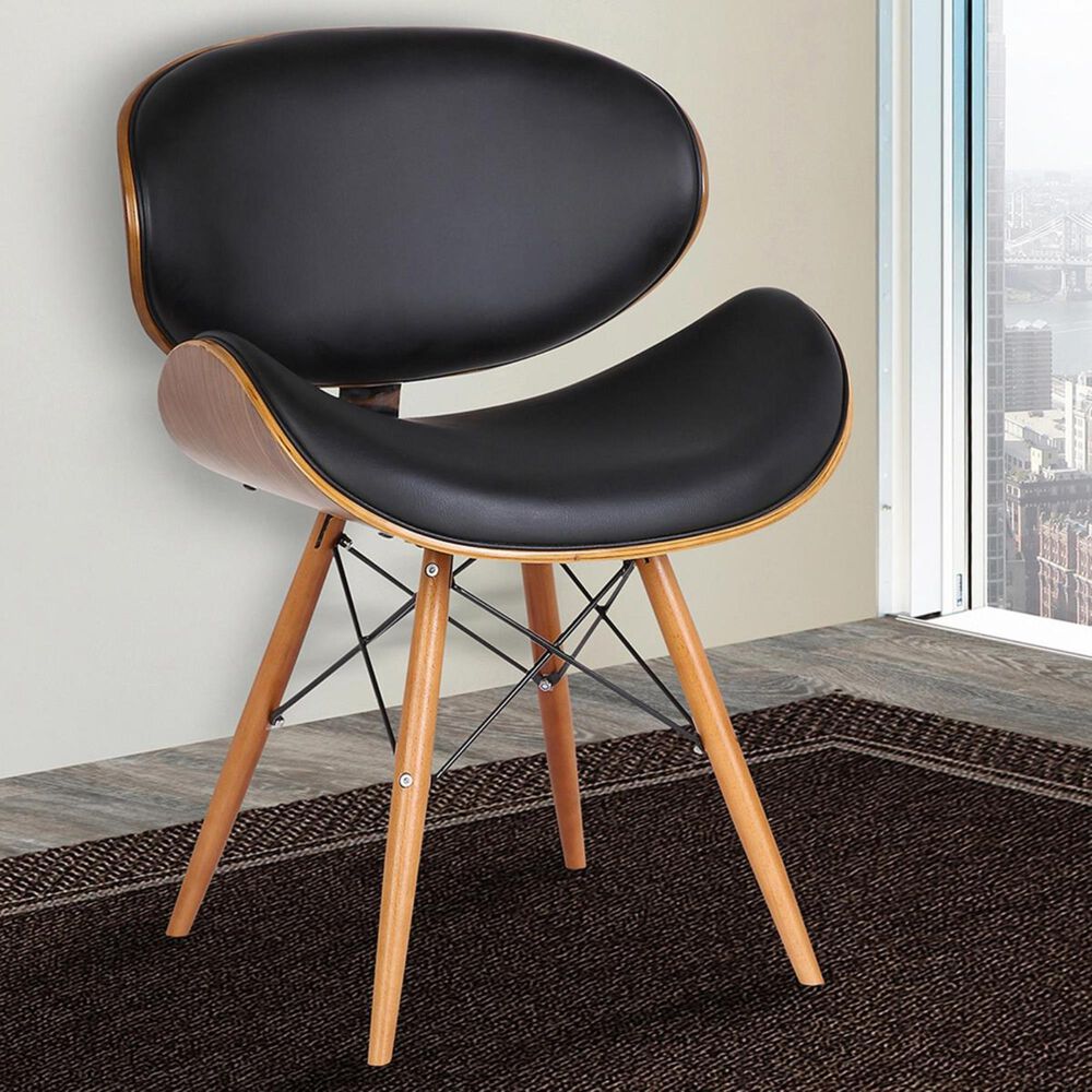 Blue River Cassie Dining Chair in Black and Walnut, , large