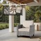 HOMLUX Patio Lounge Chair in Beige (Set of 2), , large