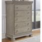 Millenium Lexorne 5-Drawer Chest in Light Gray, , large
