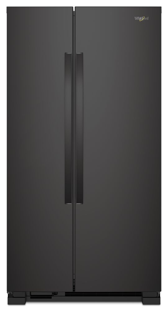 Whirlpool 25 Cu. Ft. Wide Side-by-Side Refrigerator in Black, , large