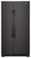 Whirlpool 25 Cu. Ft. Wide Side-by-Side Refrigerator in Black, , large