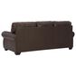 Ashley Colleton Stationary Sofa in Dark Brown, , large