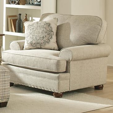 Catnapper Farmington Chair with Buff Cushion in Walnut, , large