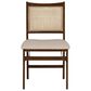 Linon Home Decor Bauer Cane Folding Side Chair in Walnut, , large