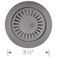 Blanco Metal Basket Strainer in Metallic Gray, , large