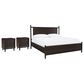 Ashley Dantenton King Panel Bed with 2 Nightstands, , large
