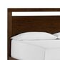 Riva Ridge Modern Loft California King Storage Panel Bed in Brownstone, , large