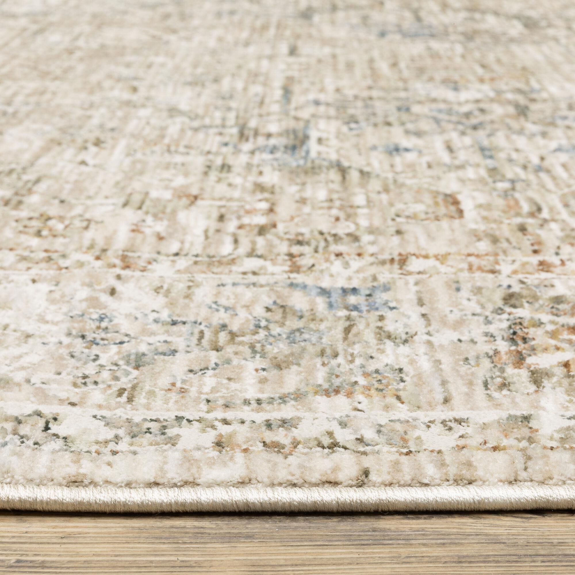 Oriental Weavers Avalon Oriental Beige and Blue 2'7