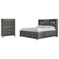 Ashley Caitbrook 2-Piece Queen Storage Bed Set in Gray, , large