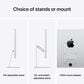 Apple Studio Display - Standard Glass - Tilt- and Height- Adjustable Stand in Silver and 3-Year AppleCare+, , large
