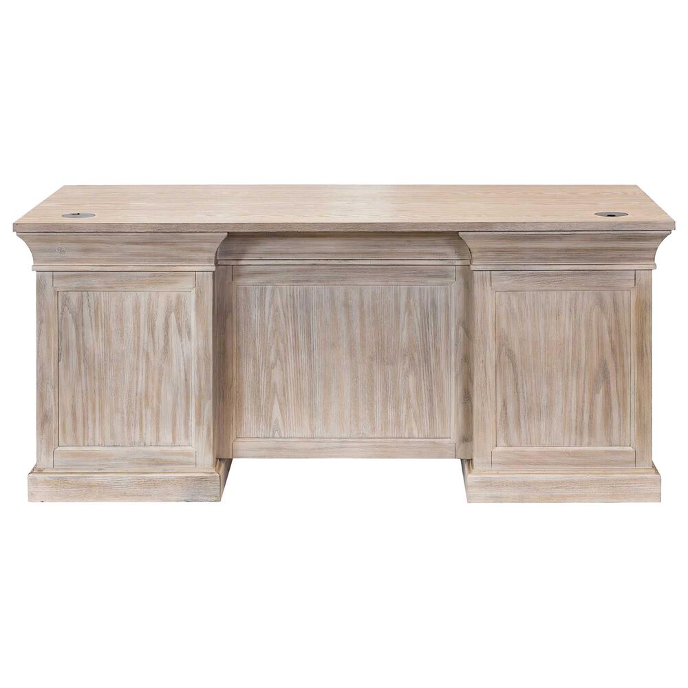 Wycliff Bay Willow Lane Double Pedestal Executive Desk in Natural, , large