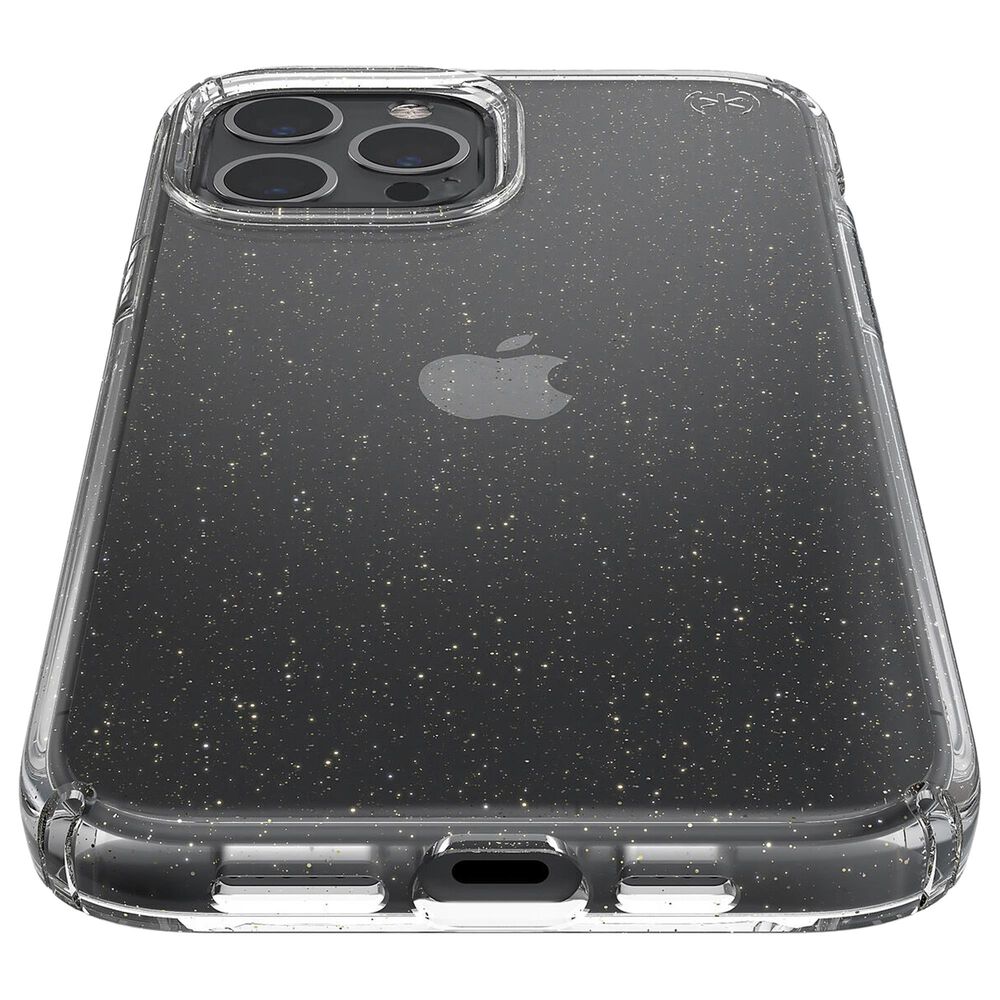 Speck Presidio Perfect Clear Case For Apple Iphone 12 Pro Max In Gold Glitter Nebraska Furniture Mart