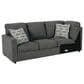 Ashley Edenfield 3-Piece Right Facing Sectional with Chaise in Charcoal, , large