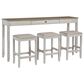 Signature Design by Ashley Skempton 4-Piece Counter Height Table Set in Beige, , large