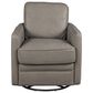 Italiano Furniture Turner Leather Swivel Glider in Stone, , large